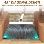 adjustable broom and dustpan set, view 4 - MRSLM