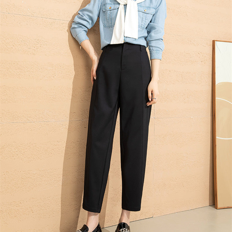 high waist draped suit pants - MRSLM