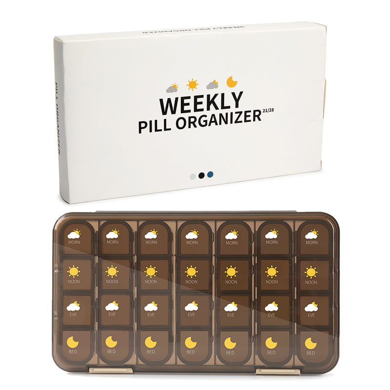 Large weekly pill organizer, view 5 - MRSLM