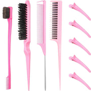 9-piece hair styling comb set, view 3 - MRSLM
