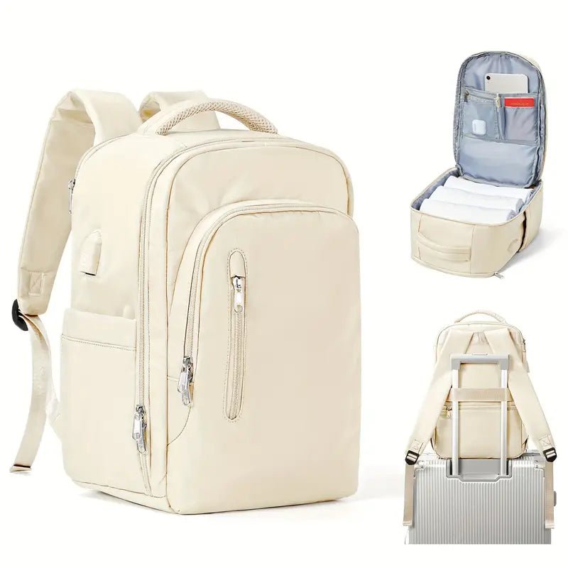 large capacity laptop backpack, view 6 - MRSLM