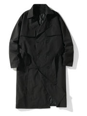 men's double-breasted trench coat, view 3 - MRSLM