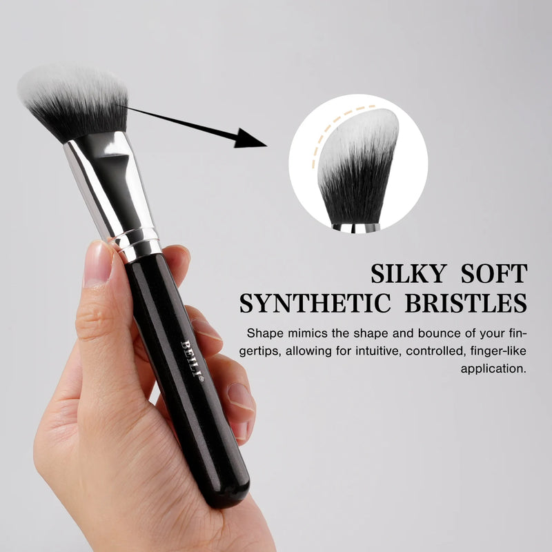 professional bevel foundation brush, view 5 - MRSLM