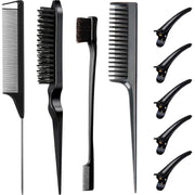 9-piece hair styling comb set, view 2 - MRSLM