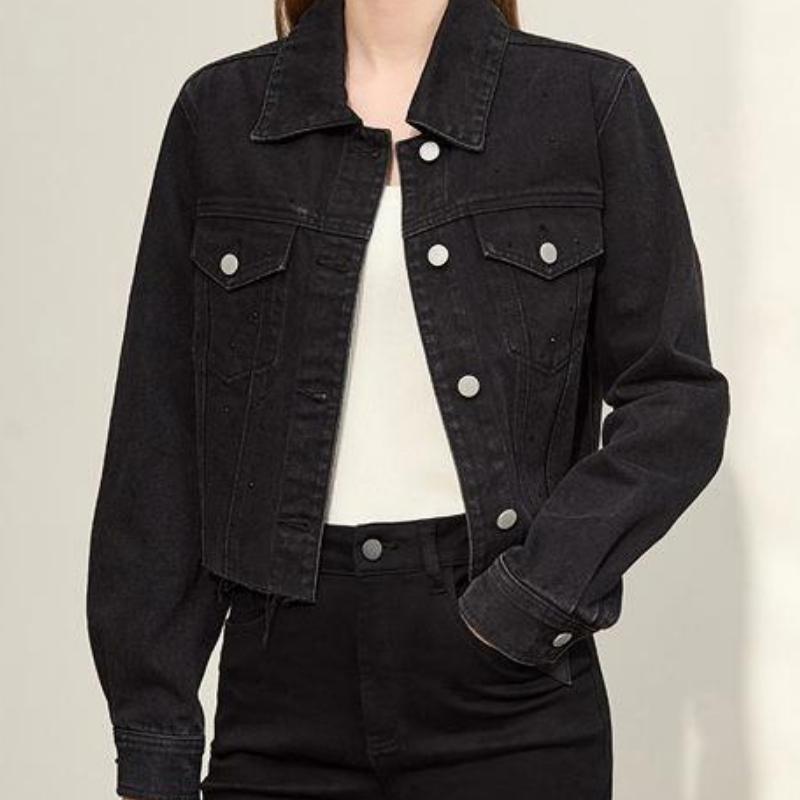 short black denim jacket - MRSLM