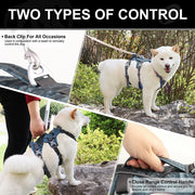 Reflective nylon dog harness, view 6 - MRSLM