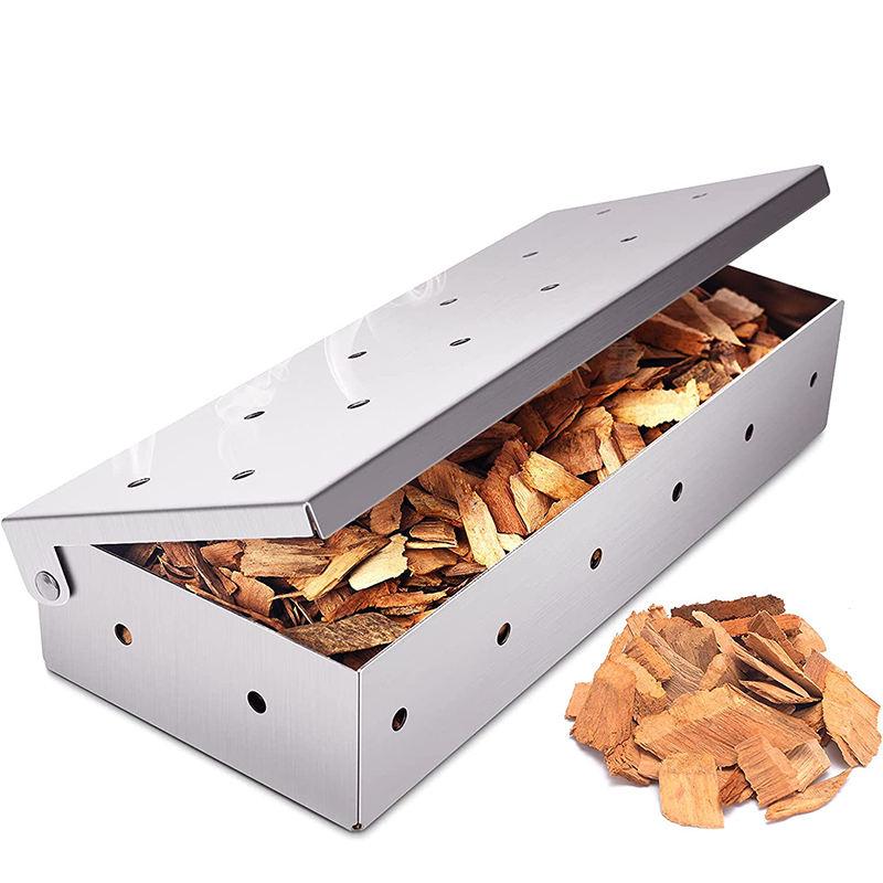 stainless steel smoker box, view 2 - MRSLM