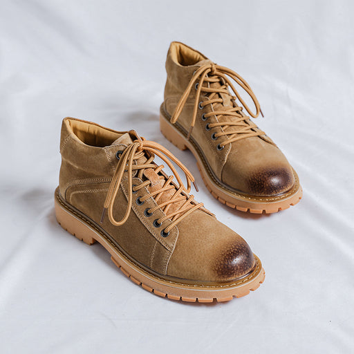 men's suede ankle boots, view 3 - MRSLM
