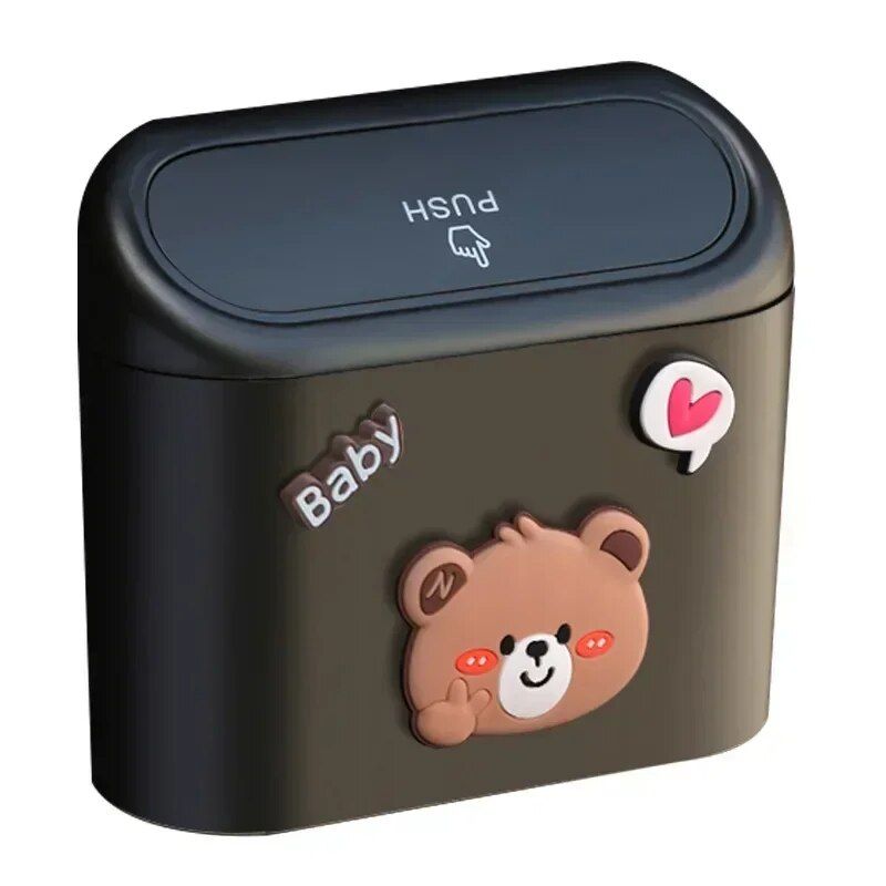 Compact cartoon car garbage bin, view 8 - MRSLM