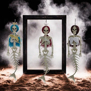 Halloween hanging mermaid bone pendant, view 3 - MRSLM
