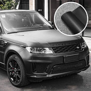 frosted black matte vinyl car wrap, view 3 - MRSLM