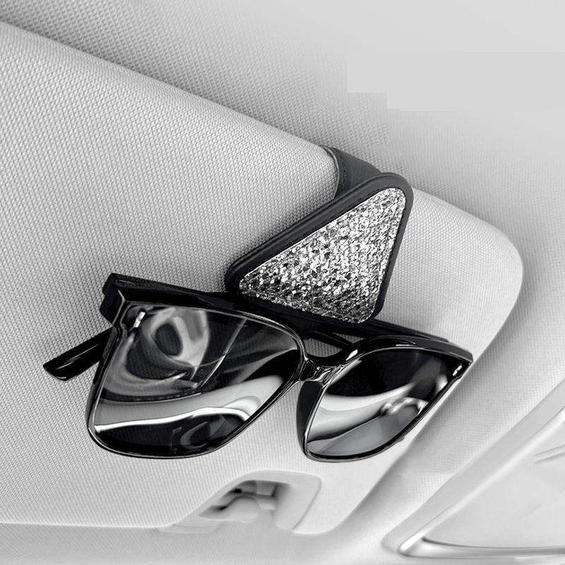 triangle car sun visor sunglasses holder - MRSLM