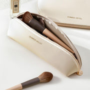 pu leather makeup brush storage bag, view 2 - MRSLM