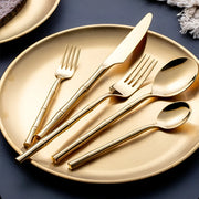 bamboo design cutlery set, view 6 - MRSLM