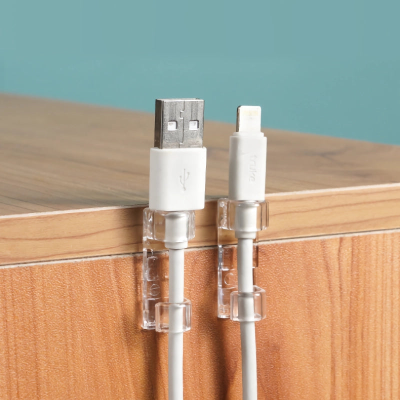 self-adhesive cable clips organizer, view 4 - MRSLM