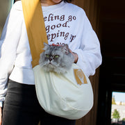 canvas cat and small dog carrier bag, view 4 - MRSLM