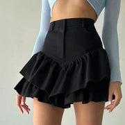 high waist ruffle skirt - MRSLM