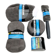 9-piece microfiber car cleaning kit - MRSLM