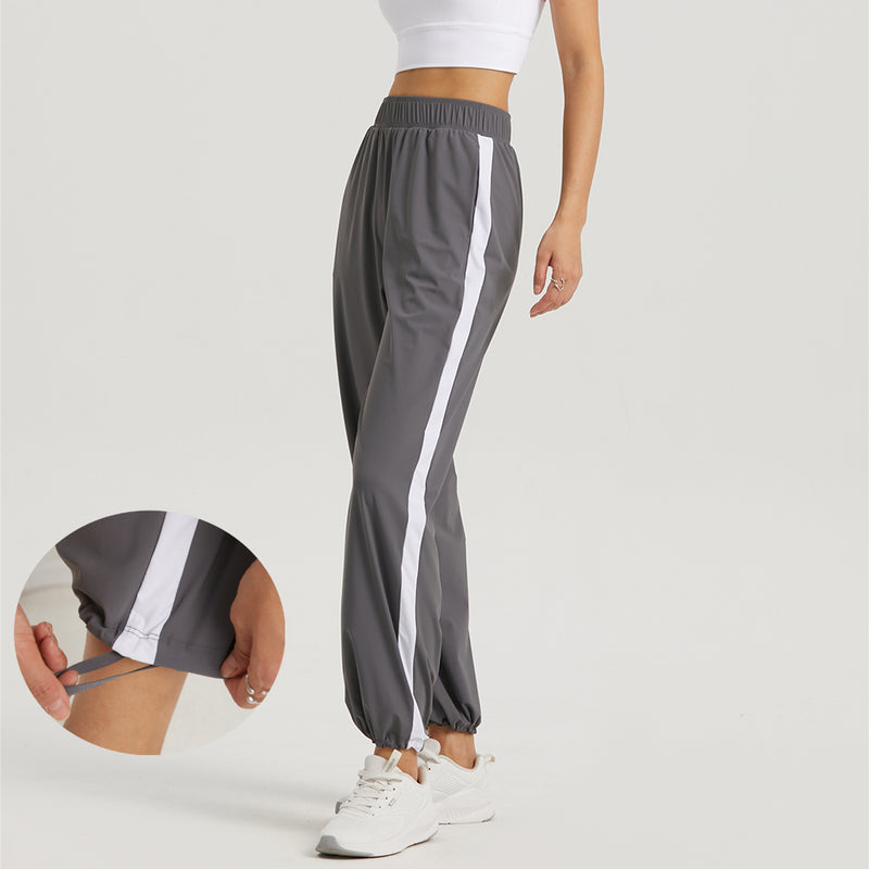 versatile striped sports joggers, view 7 - MRSLM