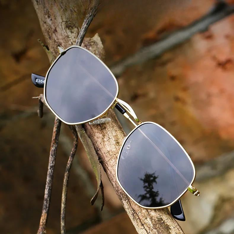 hexagon polarized vintage sunglasses, view 7 - MRSLM