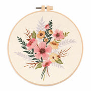 DIY floral embroidery kit for beginners, view 8 - MRSLM