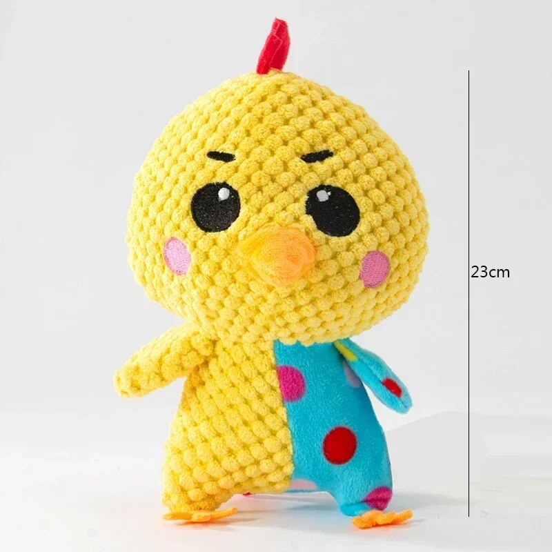 animal squeaky chew toy, view 3 - MRSLM