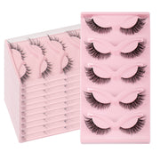5 pair 3D cat eye fox eye lashes, view 17 - MRSLM