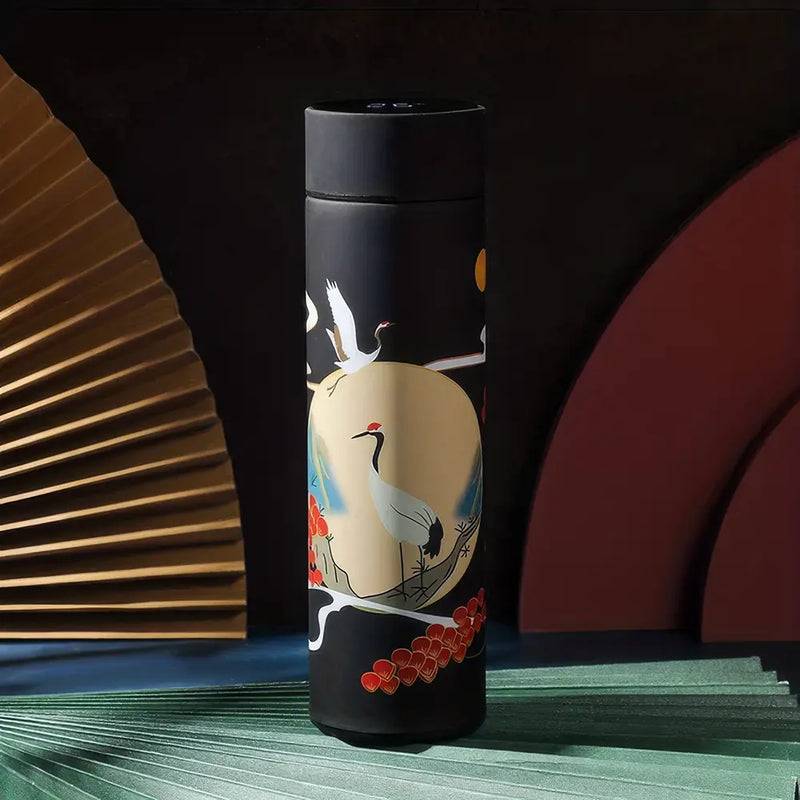retro smart thermal water bottle, view 6 - MRSLM