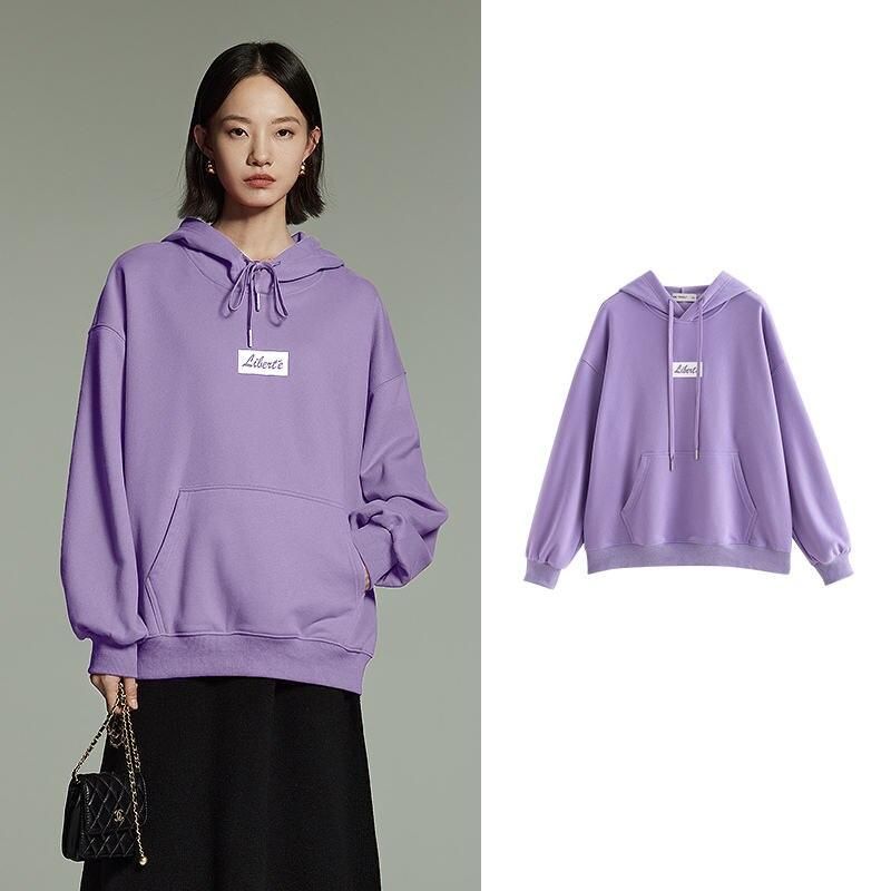 winter plush hoodie for women, view 3 - MRSLM