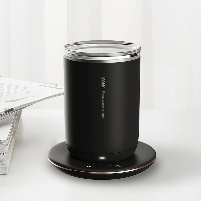 2-in-1 coffee warmer and stirring mug - MRSLM