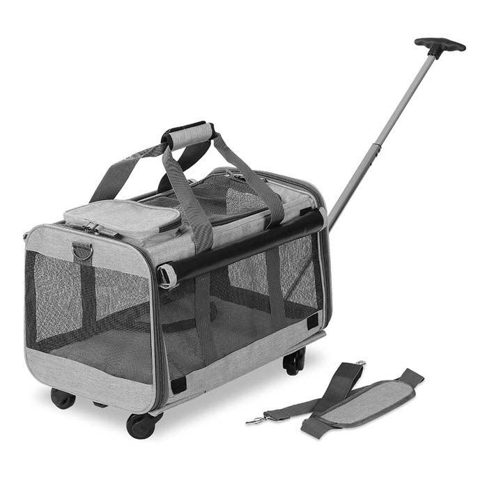 mesh dog carrier with wheels - MRSLM