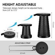 Telescopic stool, view 4 - MRSLM