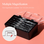 eyelash extension magnifying glass, view 3 - MRSLM