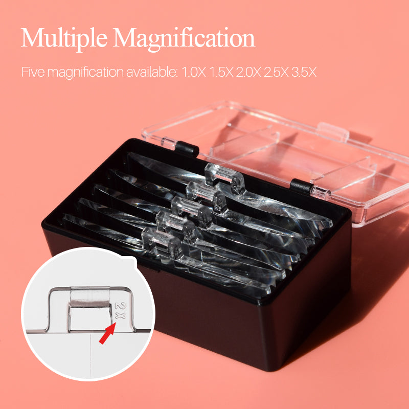 eyelash extension magnifying glass, view 3 - MRSLM