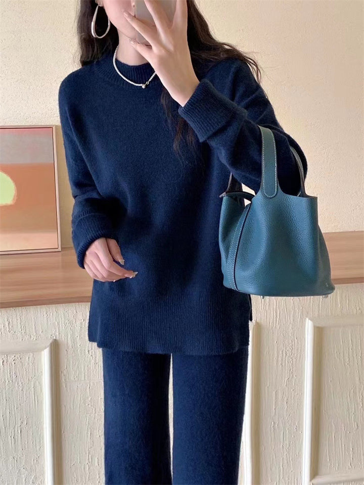 Idle Style Sweater Round Neck Sweater