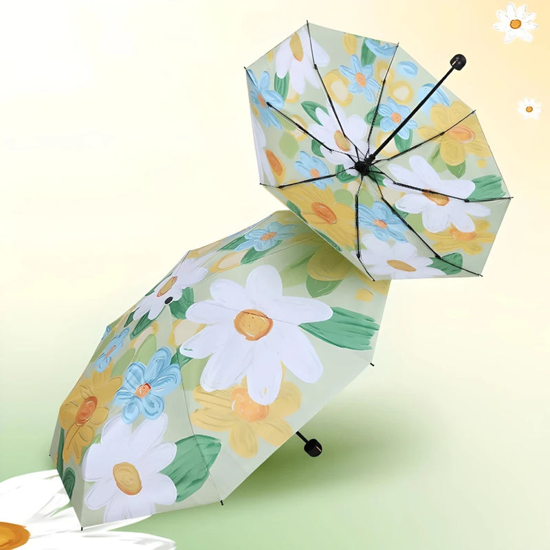 flower pocket mini folding umbrella, view 2 - MRSLM