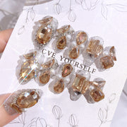luxury glitter crystal false nails, view 2 - MRSLM