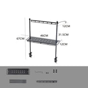 portable camping table storage rack, view 9 - MRSLM