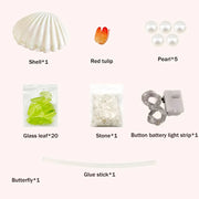 shell tulip night lamp, view 8 - MRSLM