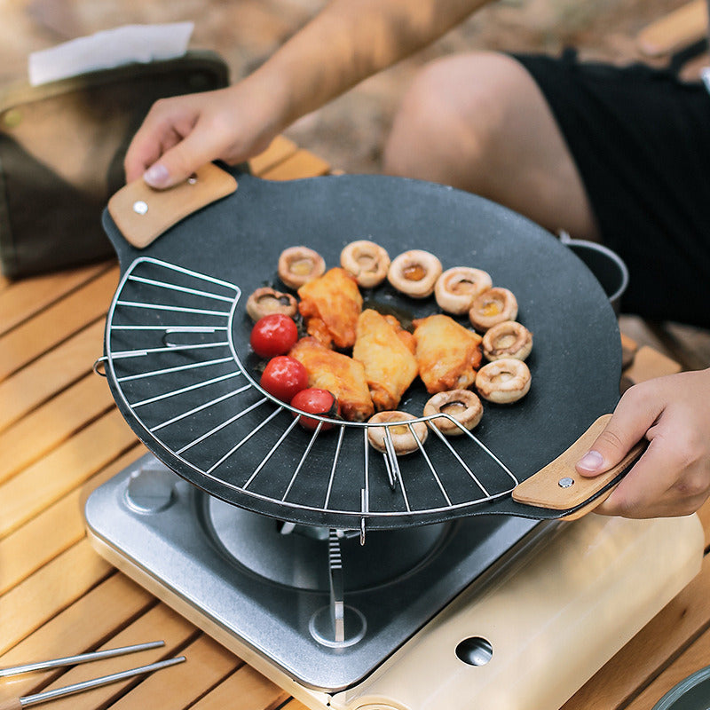 Wooden BBQ Pan Handle