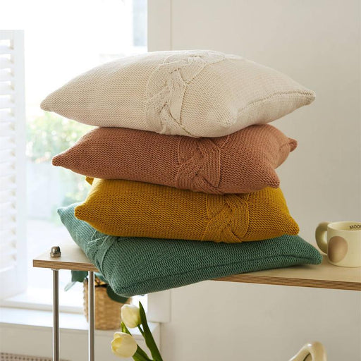 nordic twist knitted pillow case - MRSLM