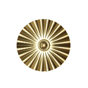 Round gold metal wall hanging, view 11 - MRSLM