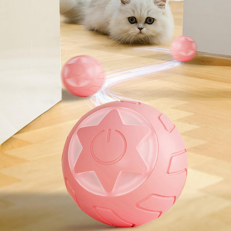 interactive smart rolling ball toy for cats and puppies, view 7 - MRSLM