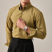 men's contrast stripe shirt, view 4 - MRSLM