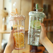 kawaii bubble tea water bottle, view 7 - MRSLM