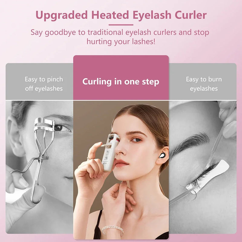 electric heated eyelash curler, view 3 - MRSLM