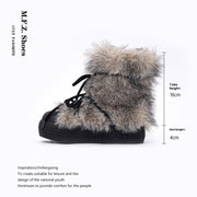 women's short snow boots, view 5 - MRSLM