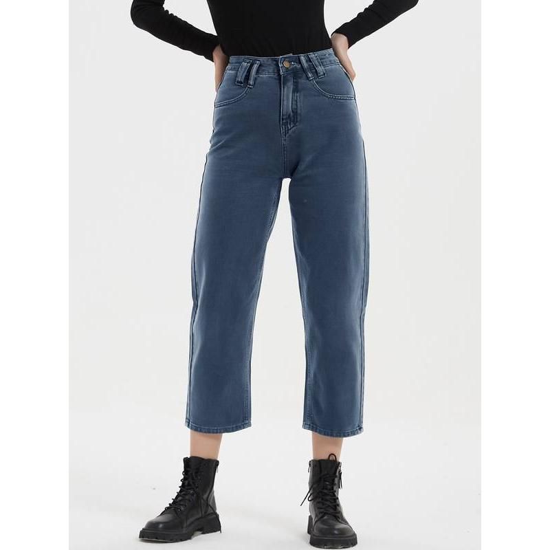 Y2K vintage high-waist straight leg jeans, view 10 - MRSLM