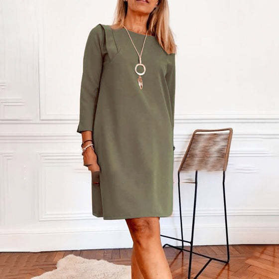 Casual Solid Color Women&