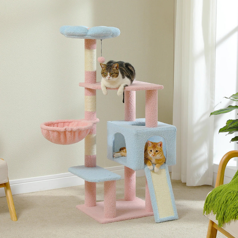 multi-level cat tree with hammock - MRSLM